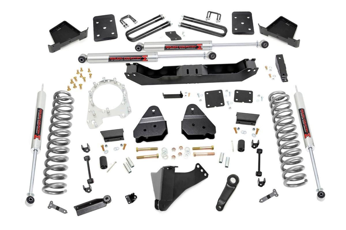 Rough Country 6 Inch Lift Kit Ovlds M1 Fits Ford F-250/F-350 Super Duty (17-22) 51740
