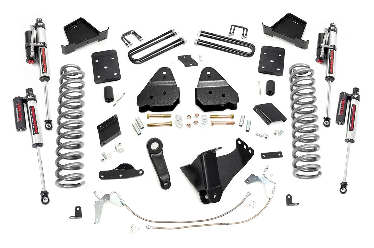 Rough Country 6 Inch Lift Kit Diesel No Ovld Vertex Fits Ford F-250 Super Duty (15-16) 55150