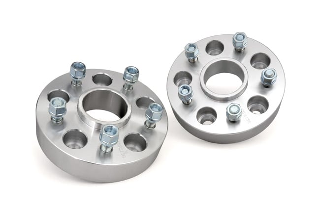 Rough Country 1.5 Inch Wheel Spacers 5X5 compatible with Jeep Wrangler Jk (2007-2018) 1091