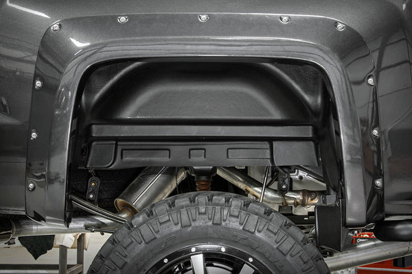 Rough Country Rear Wheel Well Liners Fits Chevy Silverado 1500 2WD/4WD (2014-2018) 4214
