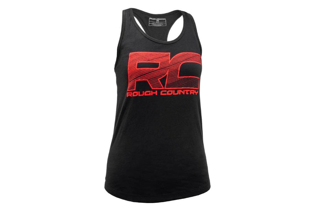 Rough Country Tank Top Women Fts Black Md 84087MD