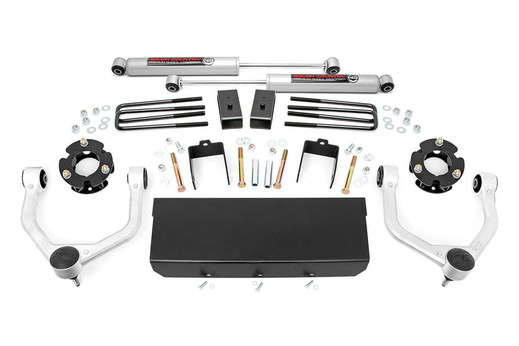 Rough Country 3 Inch Lift Kit N3 Shocks Compatible with Nissan Titan Xd 2Wd/4Wd (2016-2023) 83630