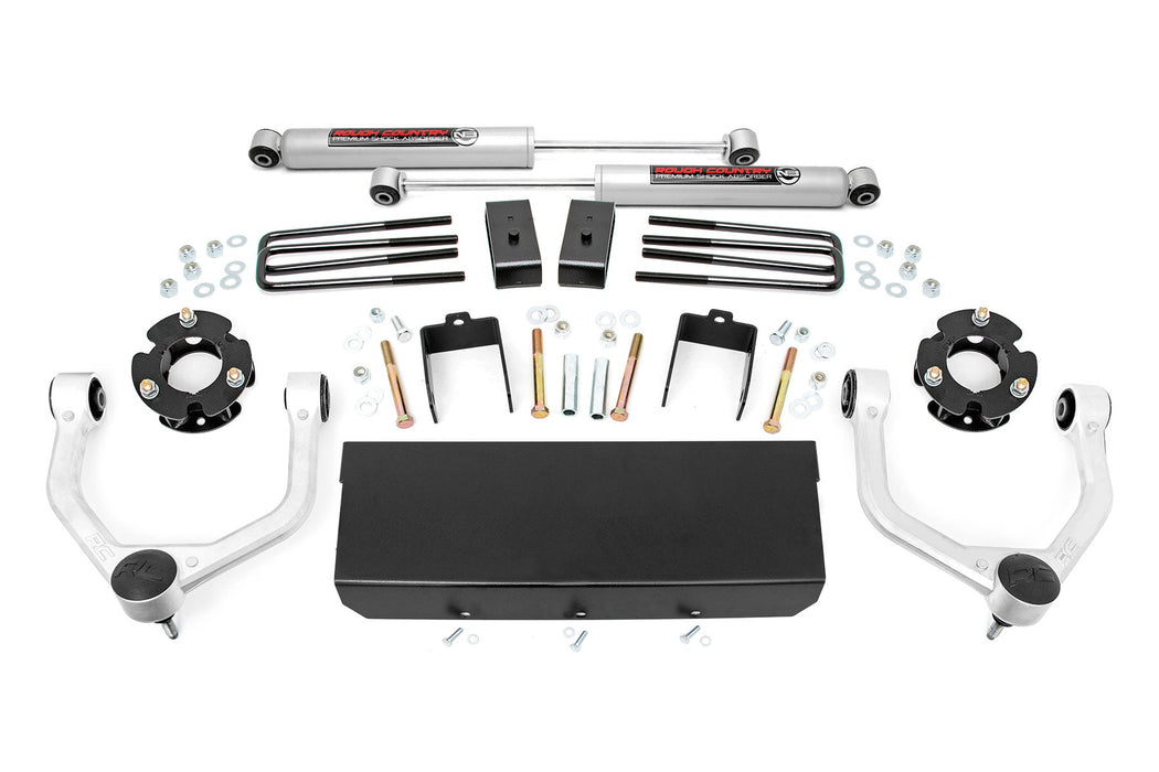Rough Country 3 Inch Lift Kit N3 Shocks Compatible with Nissan Titan Xd 2Wd/4Wd (2016-2023) 83630