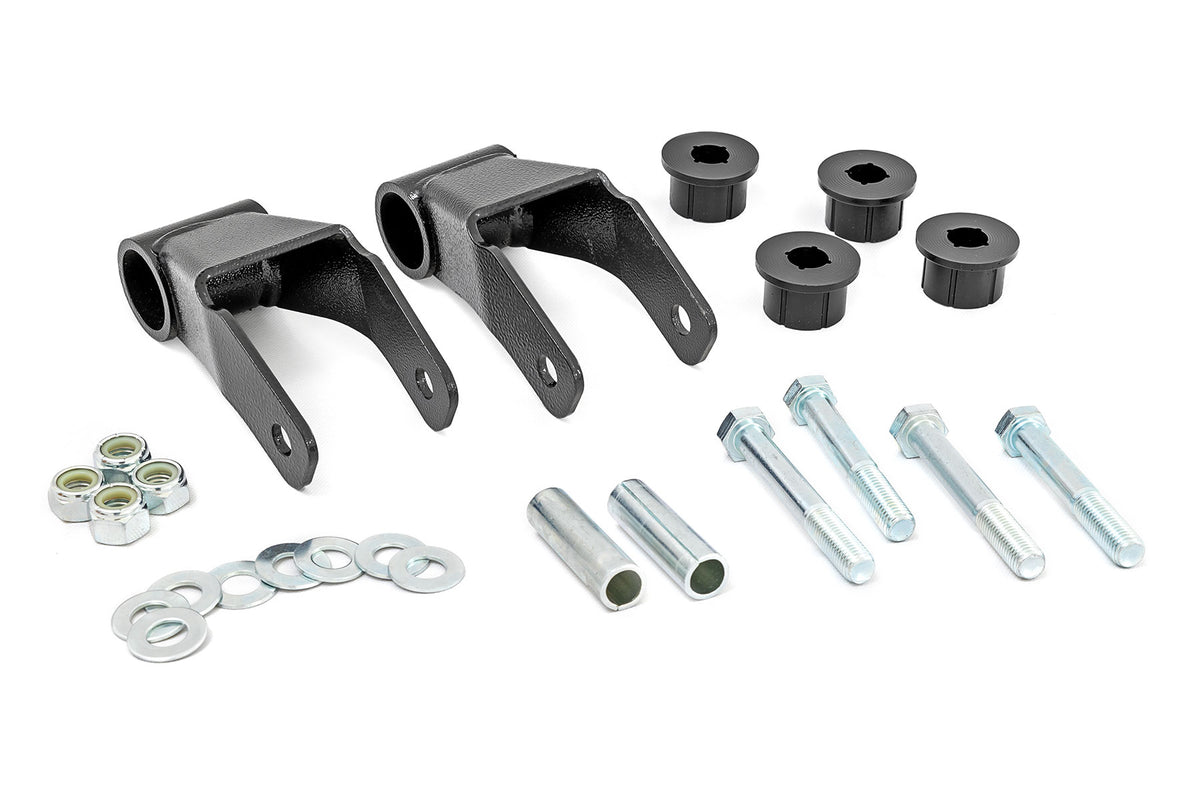 Rough Country Boomerang Lift Shackles .75 Inch Fits Jeep Cherokee Xj (84-01) 1104