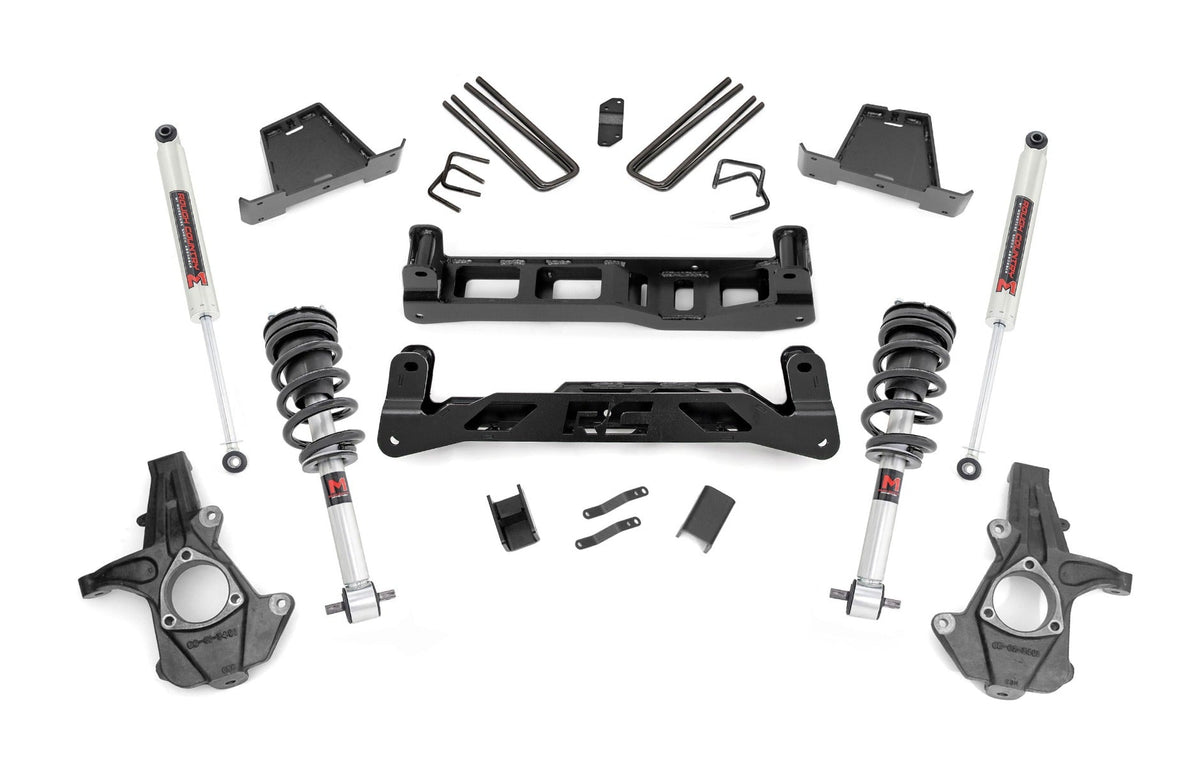 Rough Country 7.5 Inch Lift Kit M1 Struts/M1 Fits Chevy/GMC 1500 (07-13) 26340