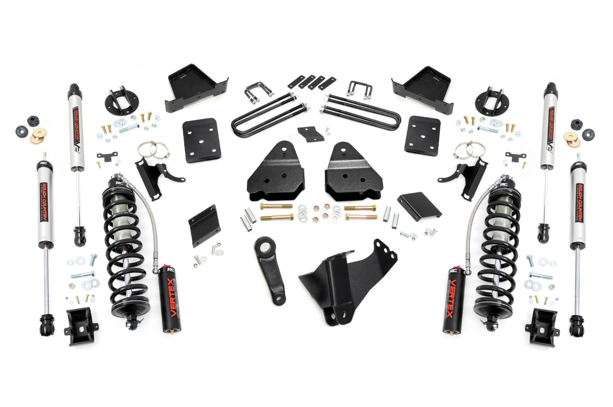 Rough Country 4.5 Inch Lift Kit Ovld C/O V2 Fits Ford F-250 Super Duty (11-14) 56358
