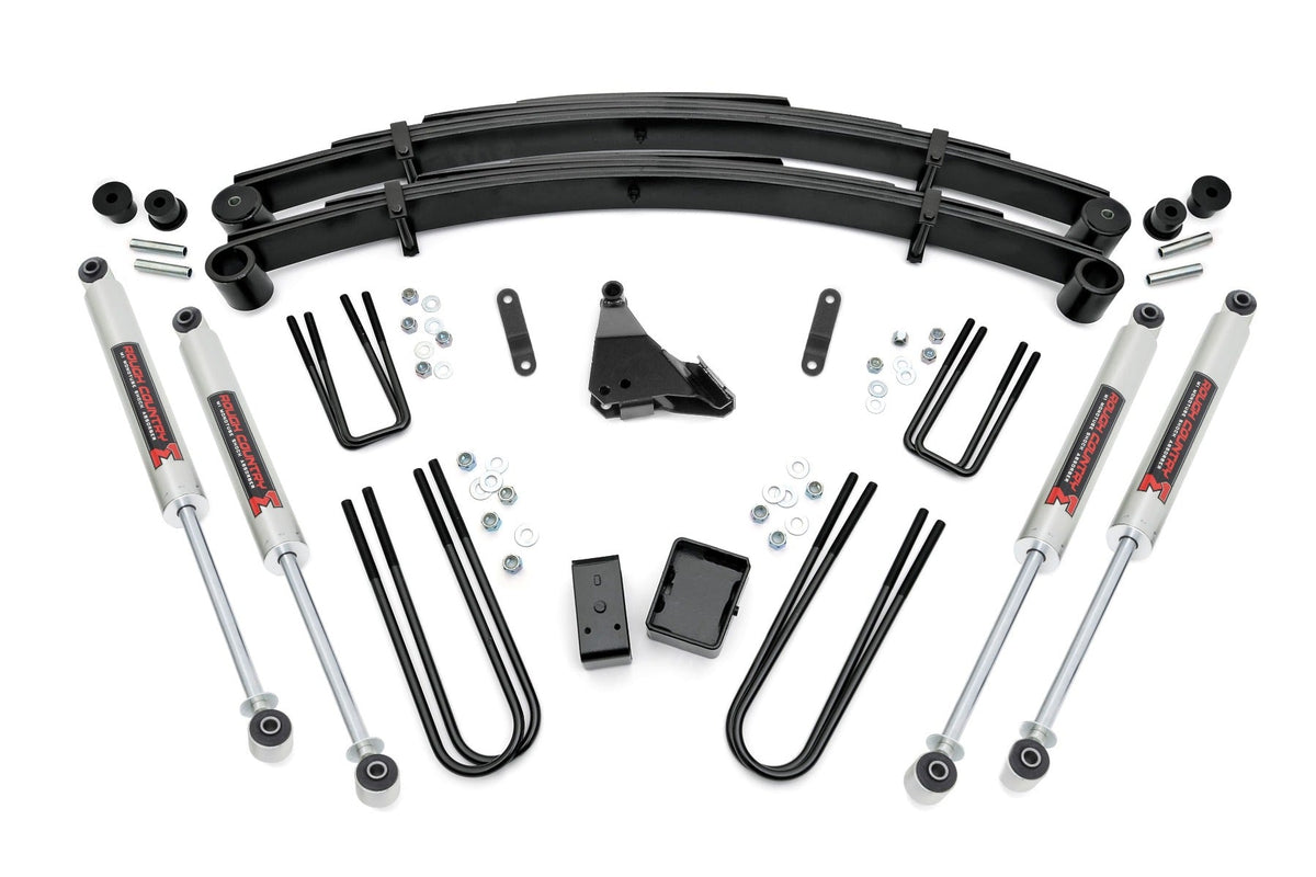 Rough Country 6 Inch Lift Kit Rear Blocks M1 Fits Ford F-250/F-350 Super Duty (99-04) 49640