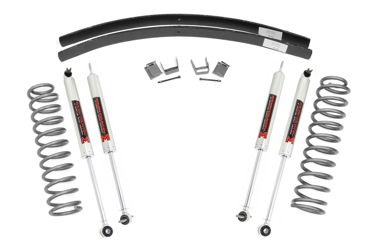 Rough Country 3 Inch Lift Kit Rear Aal M1 Fits Jeep Cherokee Xj 2WD/4WD (84-01) 67040