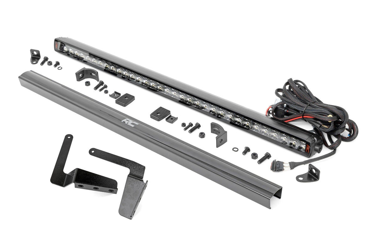 Rough Country LED Light Bumper Mnt 30" Spectrum Single Row Fits toyotaTundra (14-21) 80657