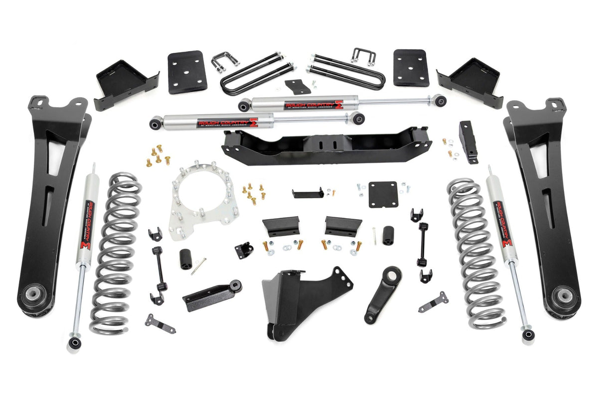 Rough Country 6 Inch Lift Kit Radius Arm No Ovld M1 Fits Ford F-250/F-350 Super Duty (17-22) 55840