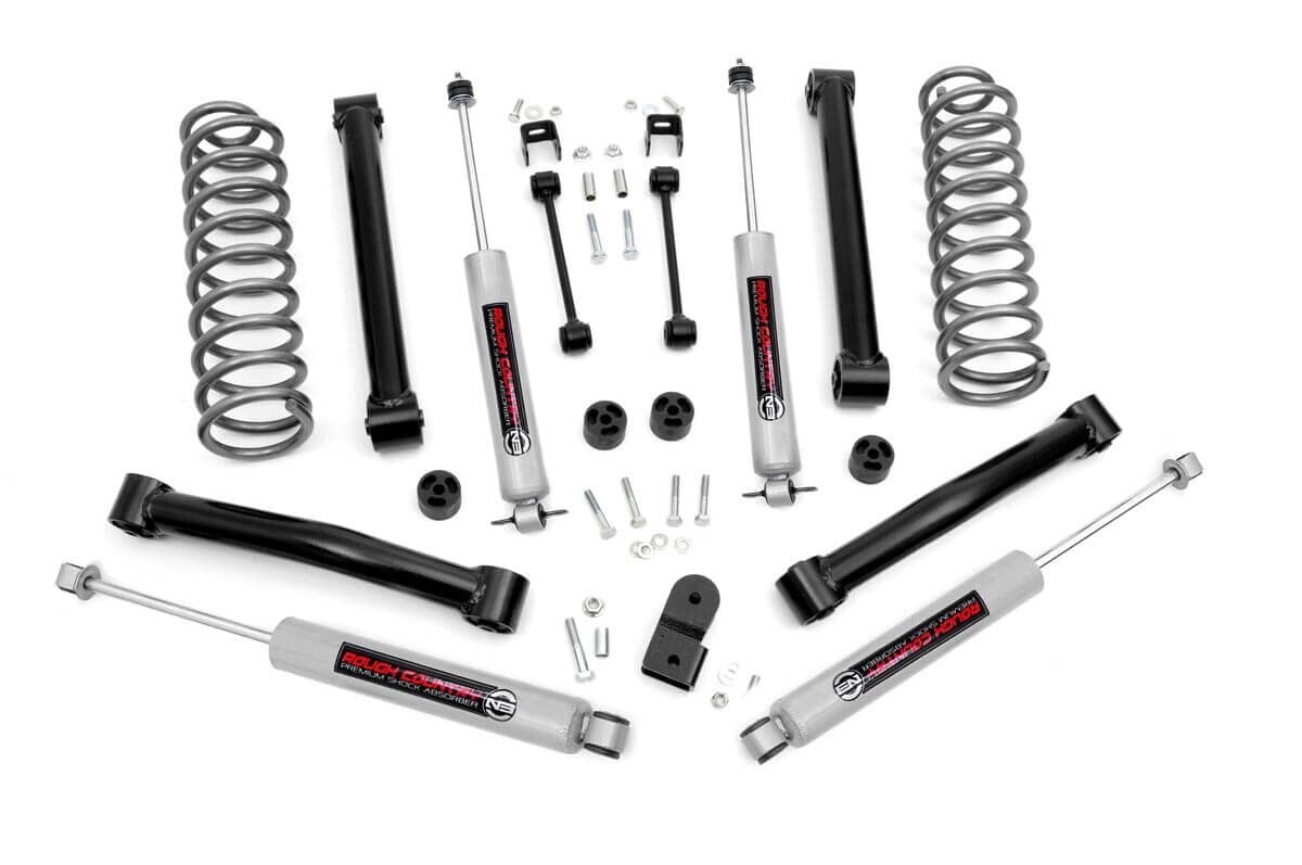 Rough Country 3.5 Inch Lift Kit V-6 Motor Fits Jeep Grand Cherokee Zj 4WD (93-98) 636.20