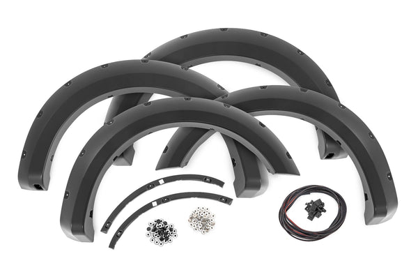 Rough Country Pocket Fender Flares Yz Oxford White Fits Ford F-150 2WD/4WD (2009-2014) F-F10911A-YZ