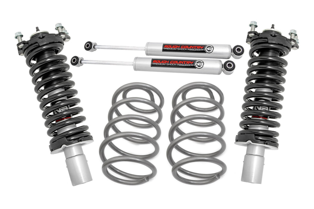 Rough Country 2.5 Inch Lift Kit N3 Front Struts compatible with Jeep Liberty Kk 4Wd (08-12) 68731