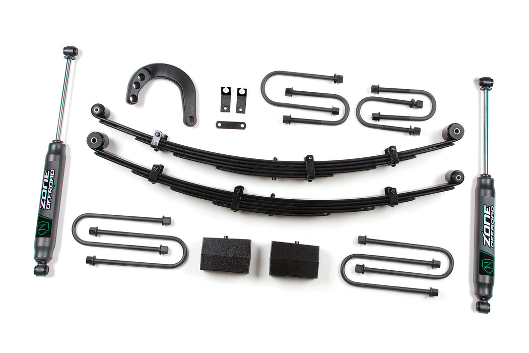 Zone Offroad 4 Inch Lift Kit Chevy/GMC 1/2 Ton Truck/SUV (73-76) 4WD