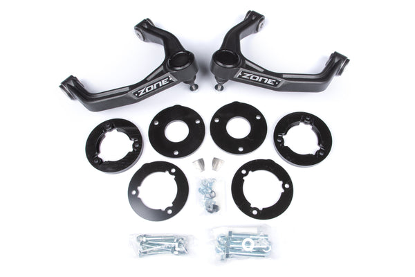 ZONE 1.5-1.75 Inch Leveling Kit Fits Chevy Silverado & GMC Sierra 1500 AT4X/AT4 & ZR2/Trail Boss 19-26 1.5 Inch AT4X & ZR2 / 1.75 Inch AT4 & Trail Boss C1174
