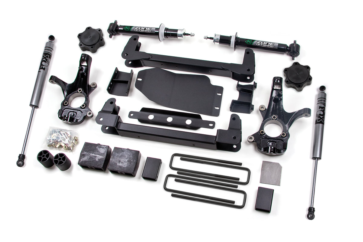 ZONE 4.5 Inch Lift Kit Fits Chevy Silverado & GMC Sierra 1500 07-13 4WD C8F