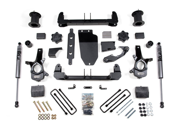 ZONE 6.5 Inch Lift Kit Fits Chevy Silverado & GMC Sierra 1500 14-18 4WD C25F