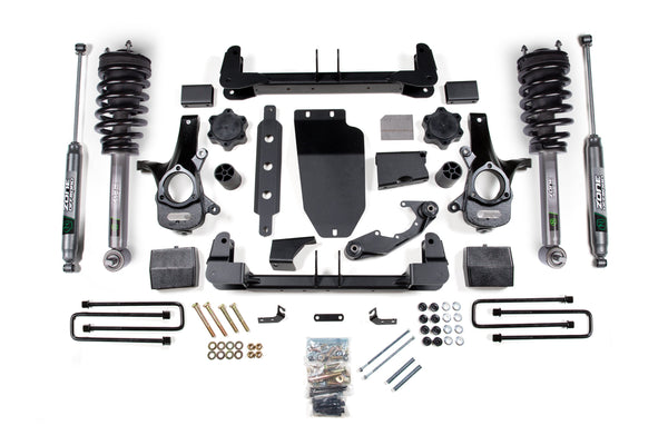 Zone 6.5 Inch Lift Kit Chevy Silverado & GMC Sierra 1500 14-18 4WD Aluminum / Stamped Steel ZONC26LN