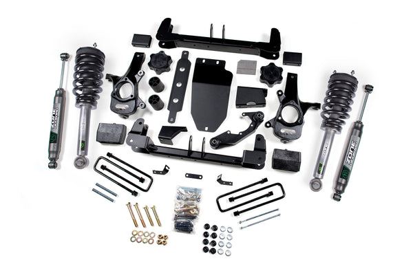 Zone 4.5 Inch Lift Kit Chevy Silverado & GMC Sierra 1500 14-18 4WD Aluminum / Stamped Steel ZONC28LN