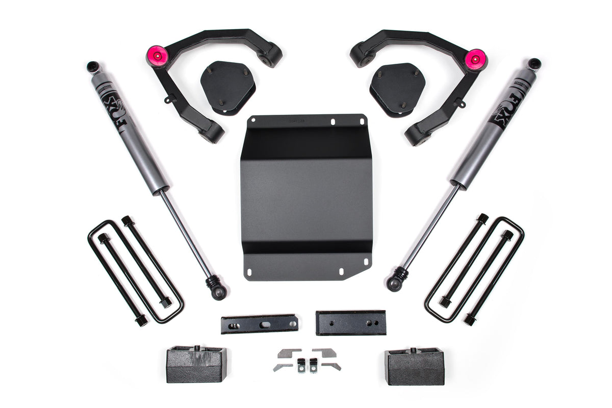 ZONE 3.5 Inch Lift Kit Fits Chevy Silverado & GMC Sierra 1500 07-13 4WD ZONC29F