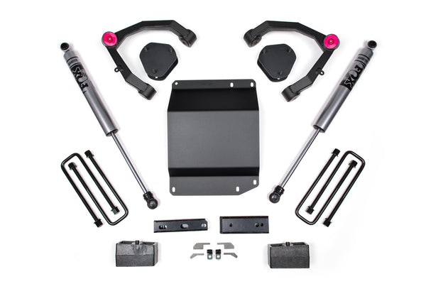 Zone 3.5 Inch Lift Kit Chevy Silverado & GMC Sierra 1500 07-13 4WD ZONC29F