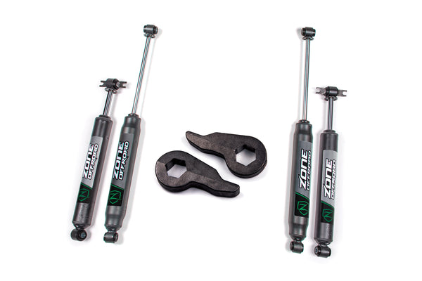 Zone 1988-98 Chevy/gmc 1500 2" Torsion Bar Key Kit Nitro Shocks ZONC51N