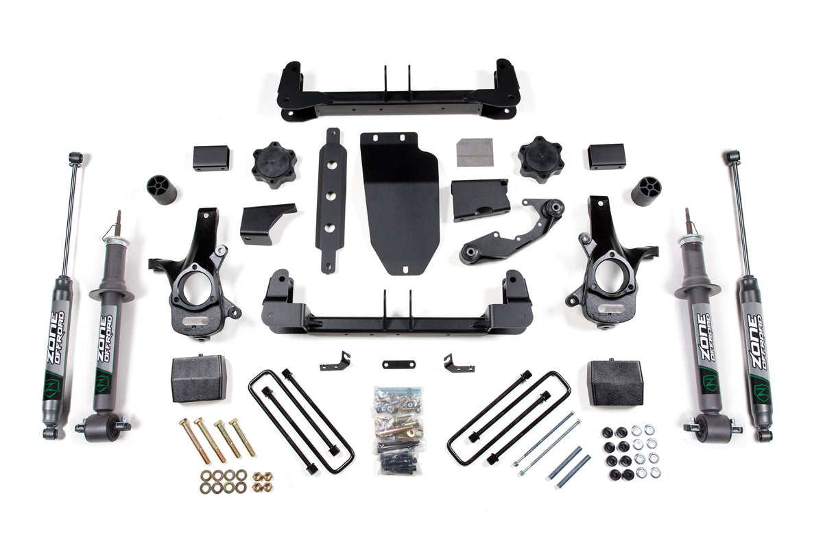 ZONE 14-18 Fits Chevy/gmc 1500 Silverado/sierra 4WD 6.5in Strut Cast Steel Arms C59N