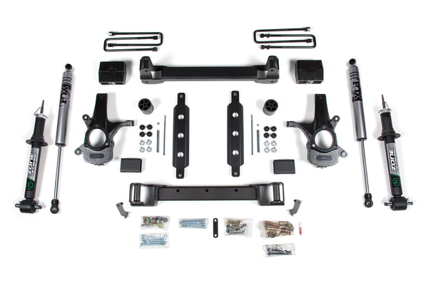 Zone 2014-2018 Chevy/gmc 1500 Silverado/sierra 2WD 6.5" Strut Lift Kit Cast Steel Arms FOX 2.0 Shocks ZONC61F