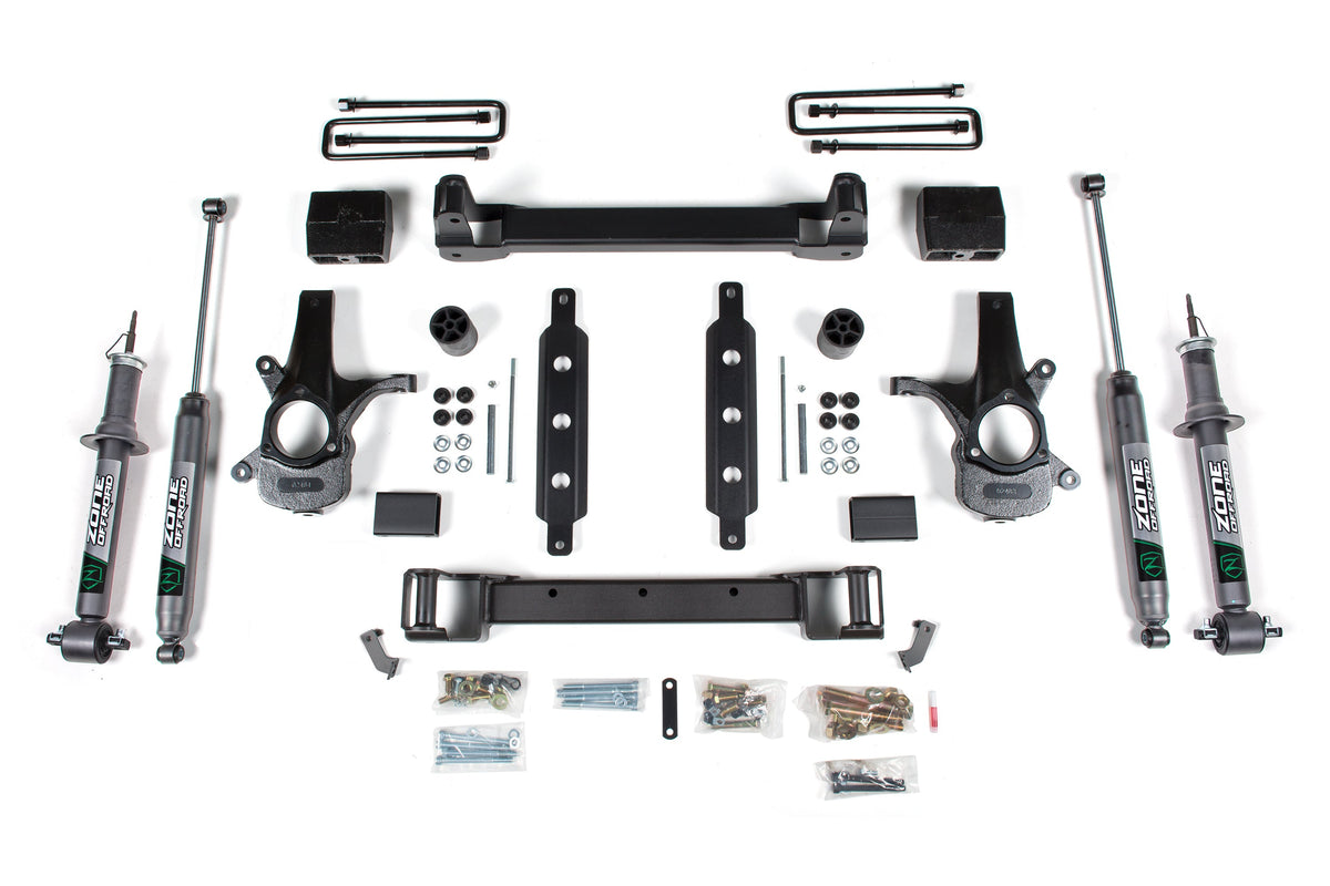 ZONE 14-18 Fits Chevy/gmc 1500 Silverado/sierra 2WD 6.5in Strut Alum/stamped Arms C62N
