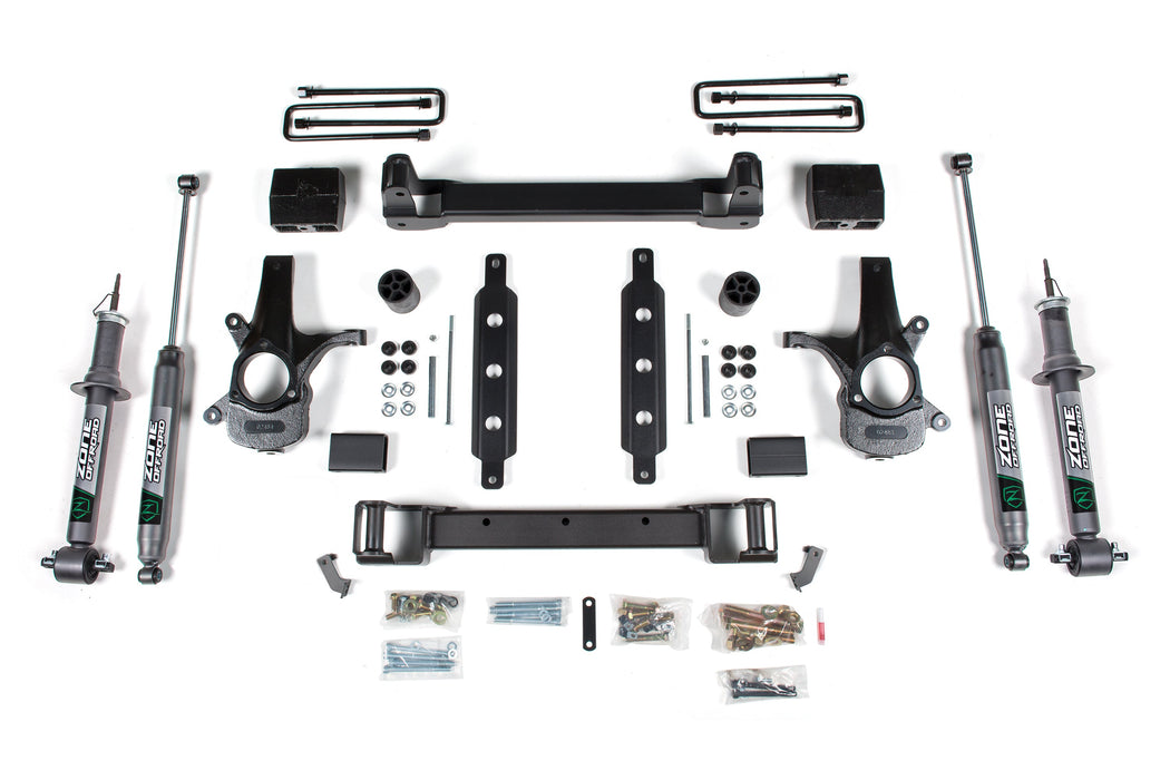 Zone Offroad 14-18 Chevy/GMC 1500 Silverado/Sierra 2WD 6.5in Strut Alum/Stamped Arms ZONC62N