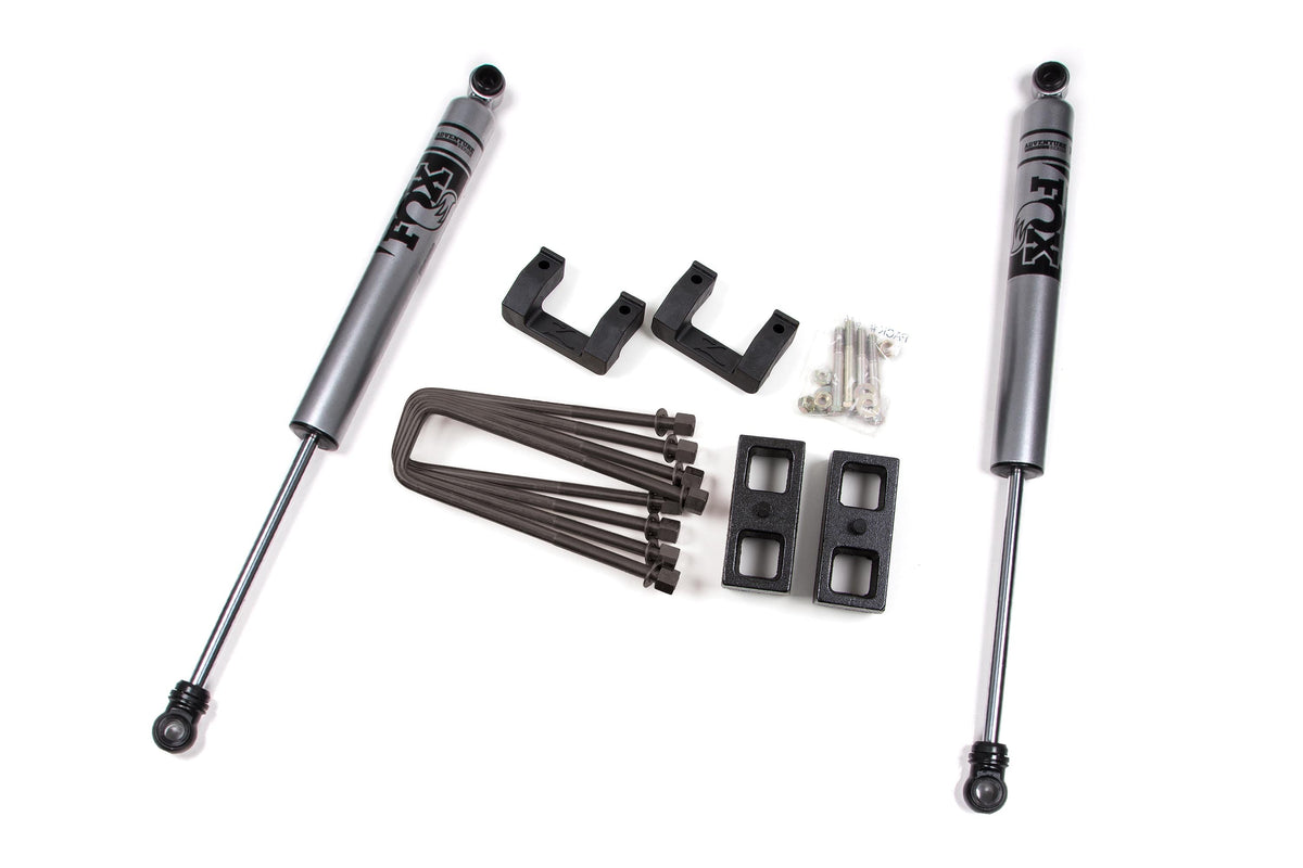 ZONE 2 Inch Lift Kit Fits Chevy Silverado & GMC Sierra 1500 07-18 Nitro Series ZONC64LN
