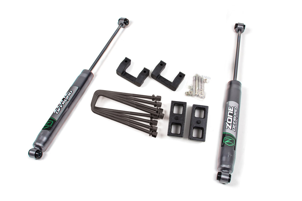 Zone Offroad 07-13 Chevy/GMC 1500 2in Torsion Bar Key Kit Nitro Shocks ZONC63N