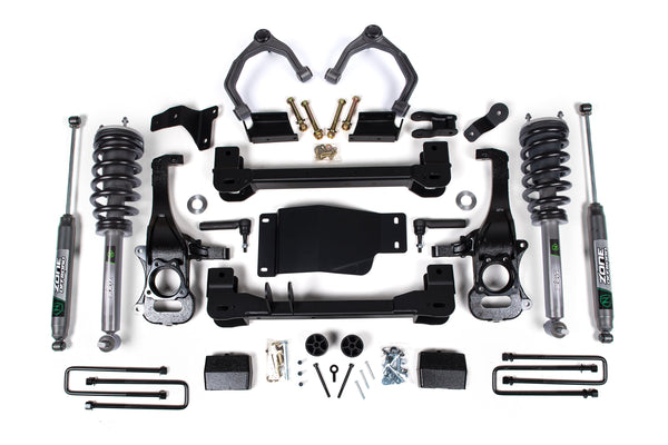 Zone 4 Inch Lift Kit Chevy Silverado & GMC Sierra 1500 19-24 4WD Nitro Series ZONC67LN
