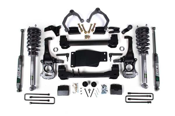 Zone 4 Inch Lift Kit Chevy Trail Boss Or GMC AT4 1500 19-24 4WD Nitro Series ZONC69LN