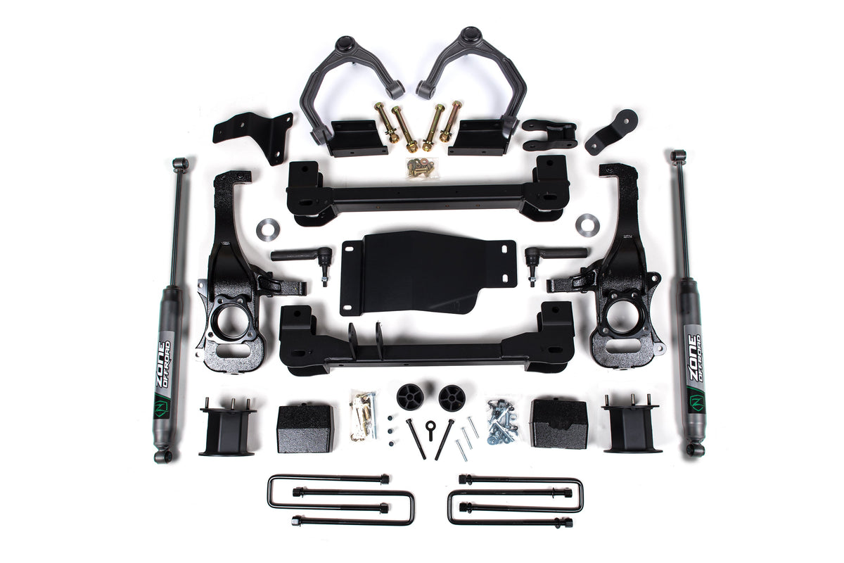 ZONE 2019-2024 Fits Chevy/gm Trail Boss / AT4 1500 4WD 4" Suspension System C69N