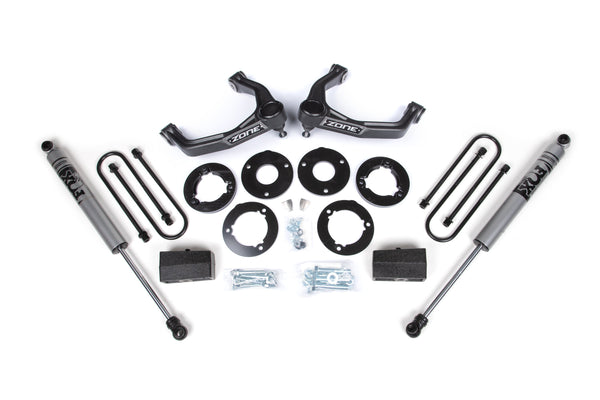 Zone 1.75 Inch Lift Kit Chevy Silverado & GMC Sierra 1500 AT4 & Trail Boss 25-26 ZONC75F