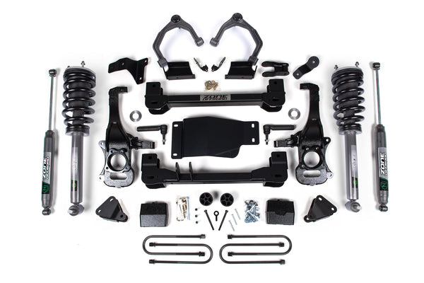 Zone 4 Inch Lift Kit Chevy Trail Boss Or GMC AT4 1500 25-26 4WD Nitro Series ZONC80LN