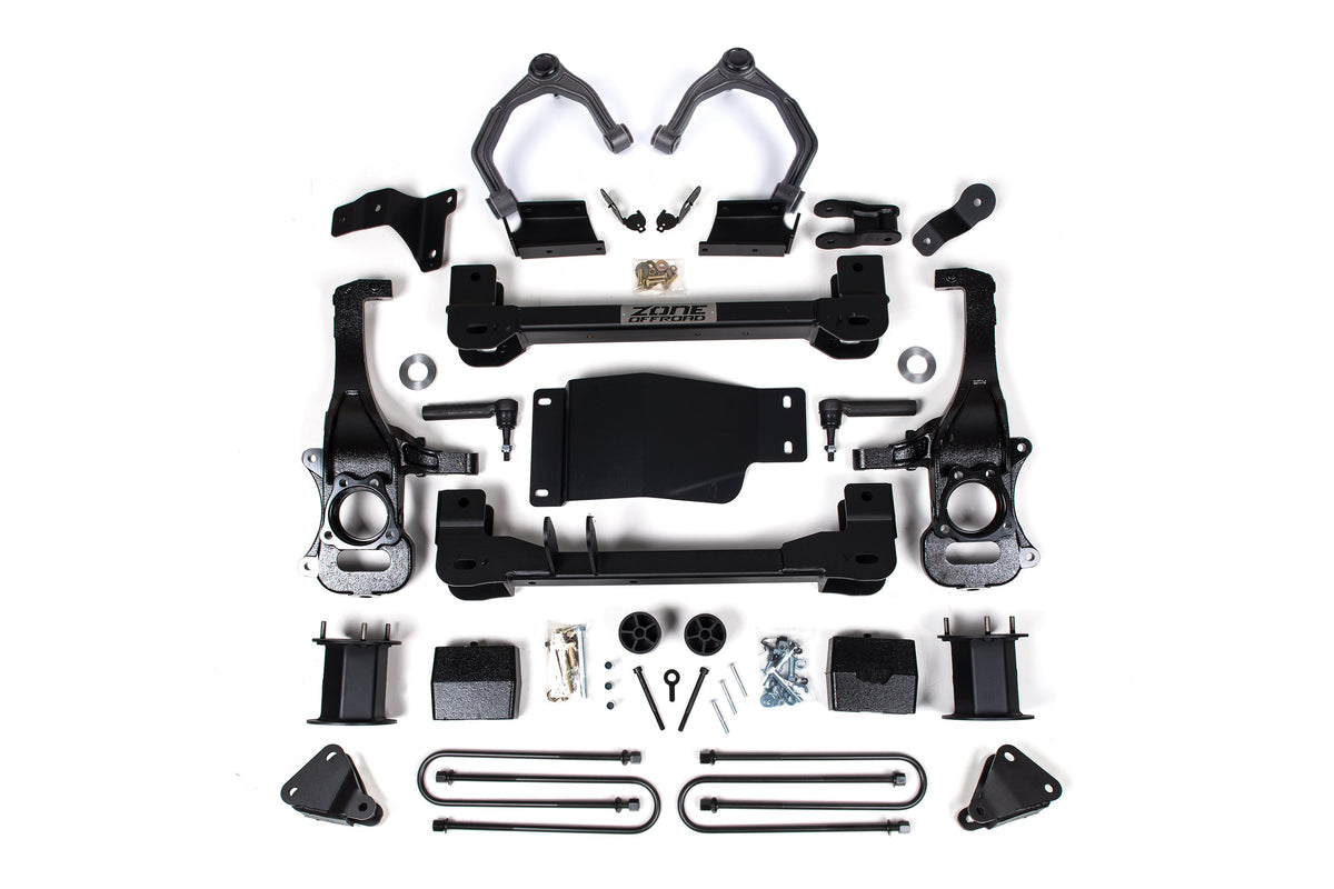 ZONE 6 Inch Lift Kit Fits Chevy Silverado 1500 High Country & GMC Sierra 1500 Denali 25-26 4WD ZONC81