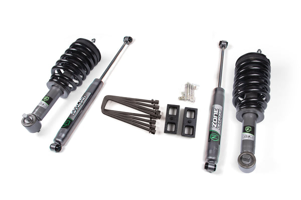 Zone 3 Inch Lift Kit Loaded Strut Chevy Silverado & GMC Sierra 1500 07-18 4WD ZONC87LN
