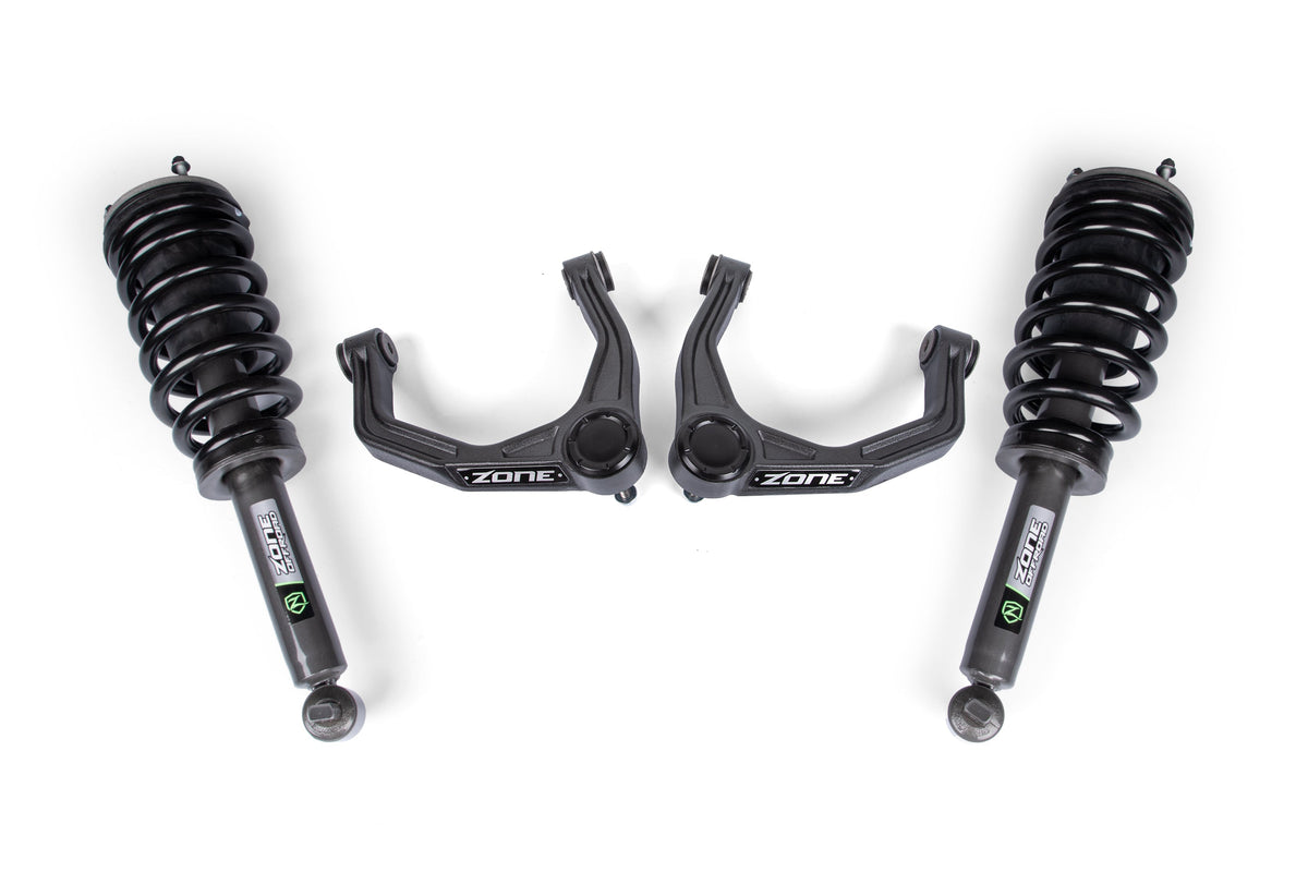 ZONE 2 Inch Leveling Kit Fits Chevy Silverado Or GMC Sierra 1500 19-26 Loaded Strut ZONC88LN