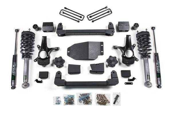 Zone 4.5 Inch Lift Kit Chevy Silverado & GMC Sierra 1500 07-13 4WD Nitro Series ZONC8LN