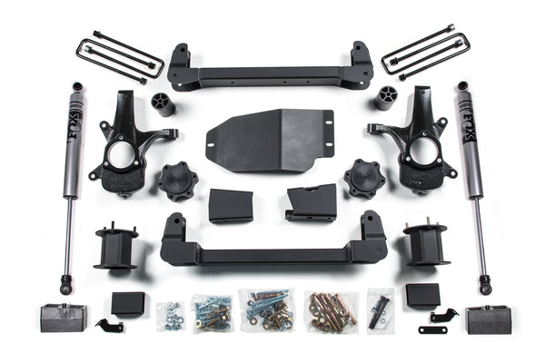 Zone 4.5 Inch Lift Kit Chevy Silverado & GMC Sierra 1500 07-13 4WD FOX Adventure Series ZONC91F