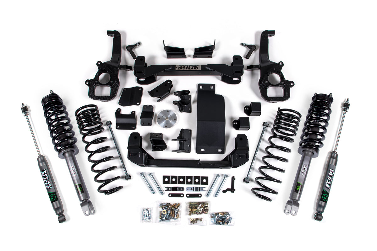ZONE 5 Inch Lift Kit Fits RAM 1500 Rebel/off Road 19-24 4WD 5 Inch Coil Springs ZOND158LN