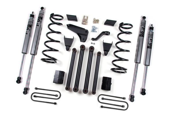 Zone 2010-2012 Dodge RAM 2500 5" Suspension Lift Kit W/ 4-1/8 Axle Front Coils, Rear Blocks FOX 2.0 Shocks ZOND18F