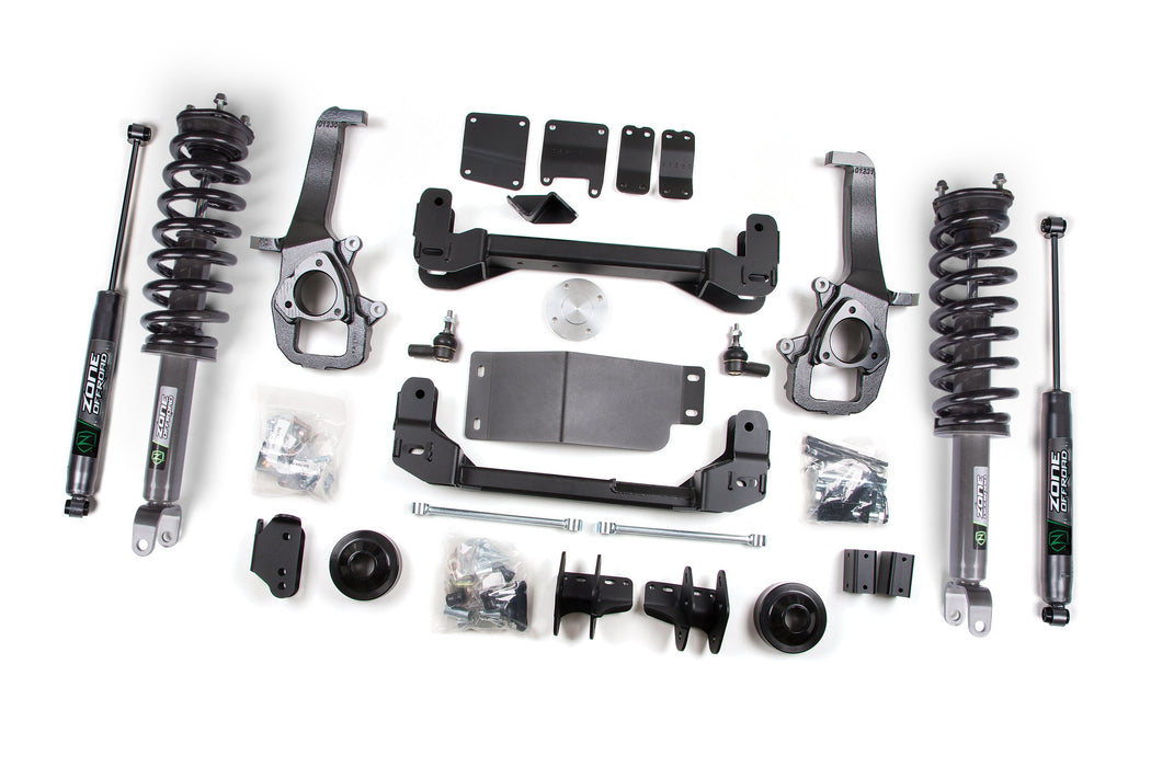 Zone offroad 4 Inch Lift Kit Ram 1500 (13-18) 4WD 2 Inch Coil Spacer