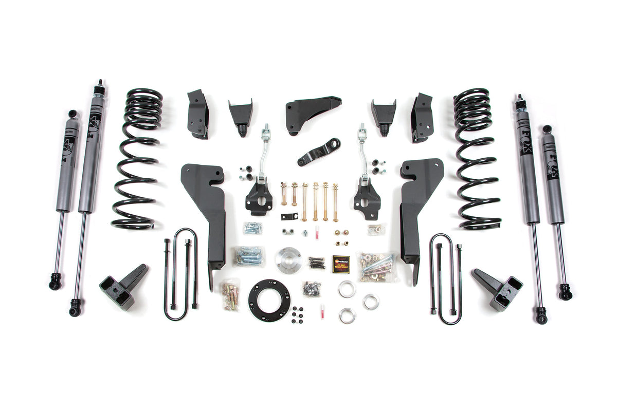 ZONE 2008 Fits Dodge 2500 8" Suspension Lift Kit w/4" Axle-dsl Front Coils, Rear Blocks FOX 2.0 Shocks ZOND31F