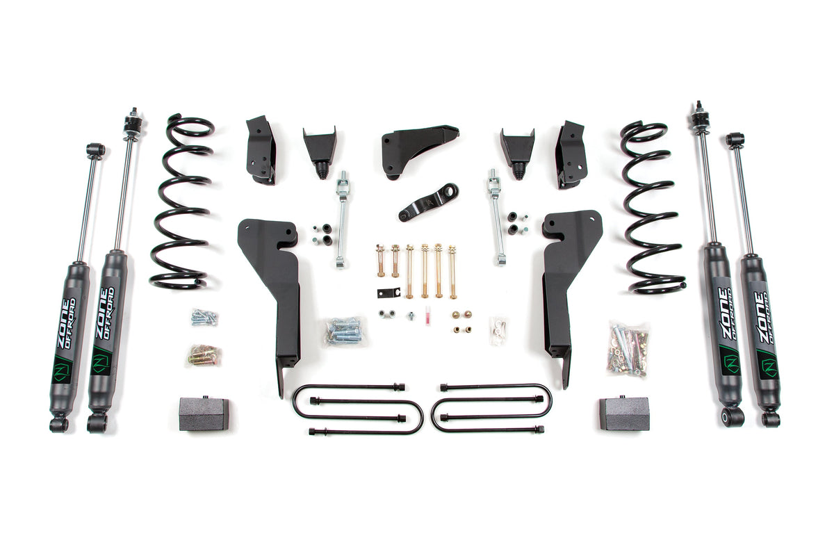 ZONE 2500 6in Lift w/4in Axle Gas, Fits 2009-2012 Fits Dodge D38N