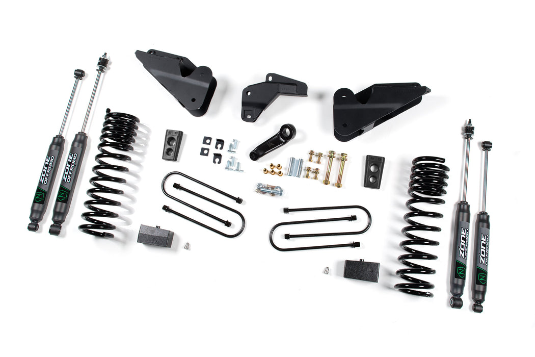 Zone Offroad 13-18 Ram 3500 4in Lift System- Gas 2in Rear Block ZOND138N