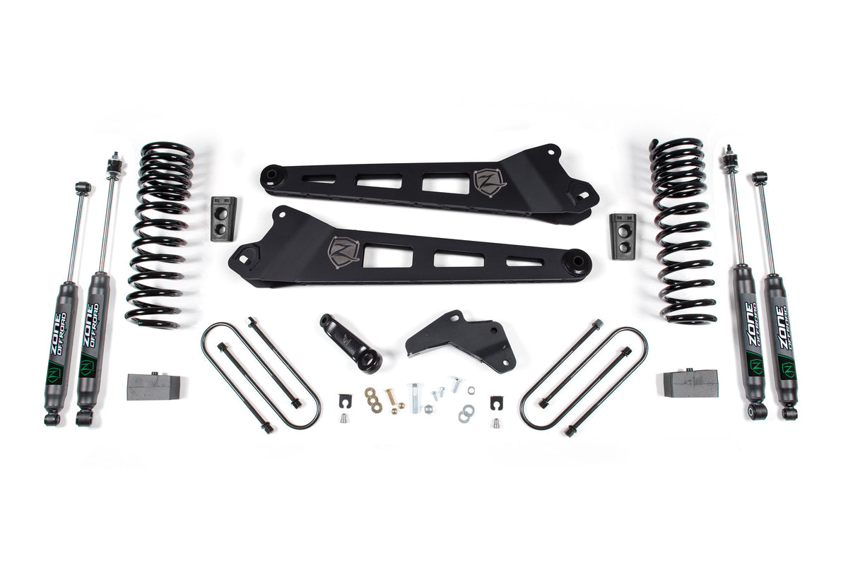 ZONE 13-18 Fits RAM 3500 4in Replacement Radius Arm Kit- Gas D65N