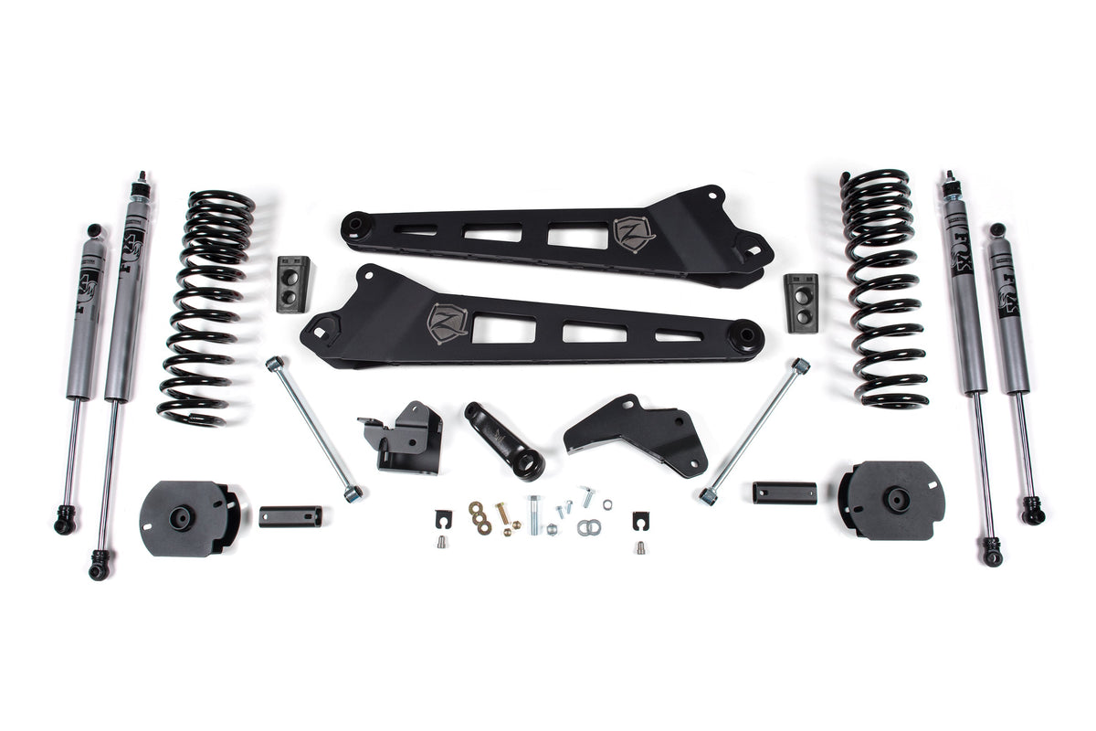 ZONE 4 Inch Lift Kit W/ Radius Arm Fits RAM 2500 14-18 4WD Gas ZOND63F